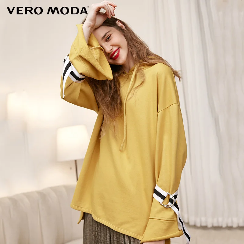 Vero Moda Осенняя свободная Милая Женская толстовка с капюшоном | 318333502|Женские