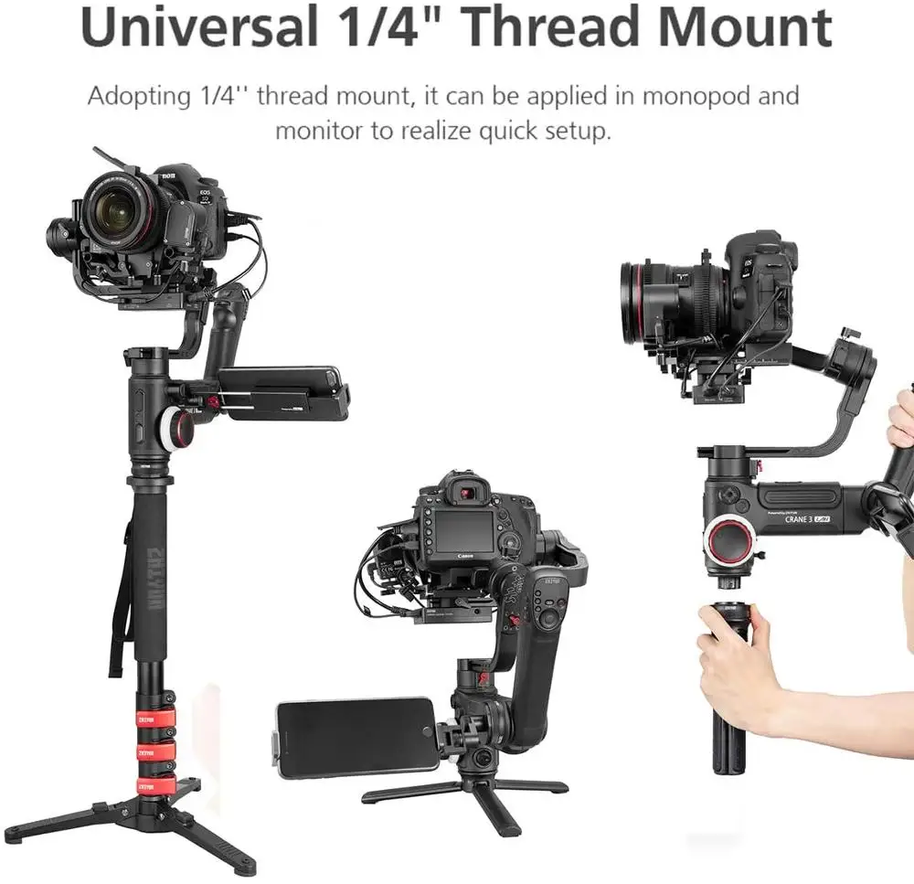 Zhiyun [Official] Комплект быстрой установки с резьбой 1/4 дюйма для лаборатории Crane 3/Crane 3