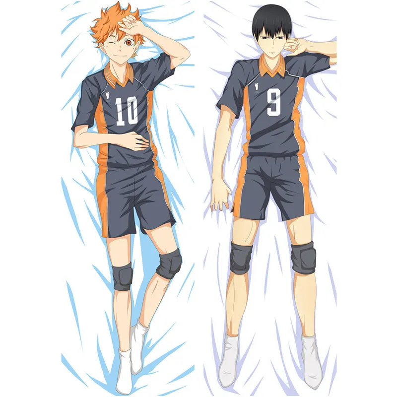 Японское аниме дакимакура Haikyuu! Hinata Shoyo kageyama tobio наволочка для тела обнимающая