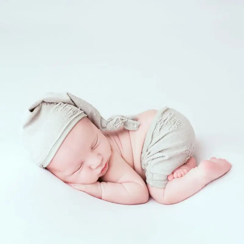 

2Pcs/Set Newborn Photography Props Baby Hat Pants Costumes Infant Toddler Outfit