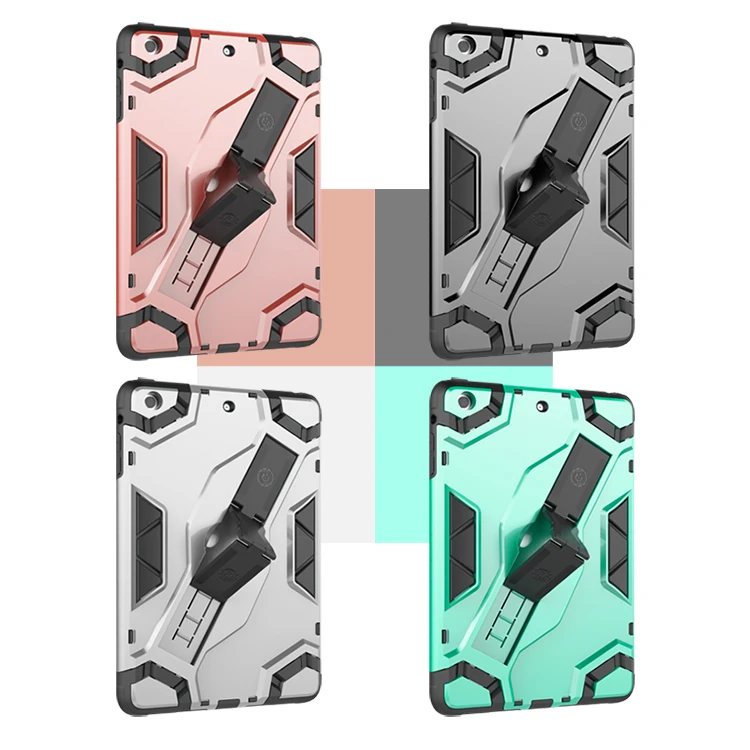 

ТПУ + ПК Жесткий Чехол для ipad 7,9 дюймов противоударный детские ручки пены чехол для Apple ipad mini 1 2 3 4 планшетный Стенд кожаный чехол + подставка д...