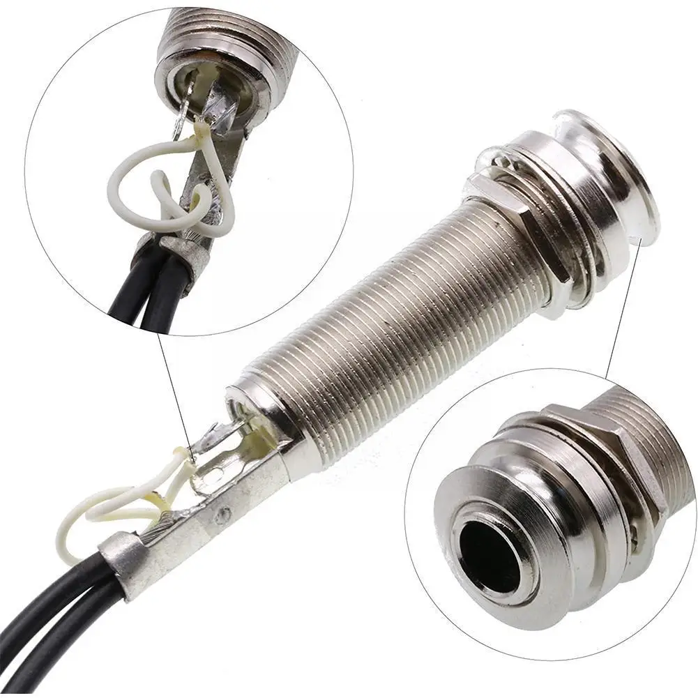 

SMD Pickups 3 SMD Glue Cover Jack-type Multifunction EQ Guitar Mandolin Pickups Universal Violin D5X5