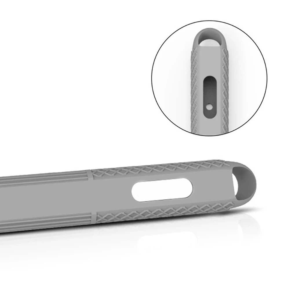 For iPad Pencil Anti-Slip Silicone Stylus Protective Case Cover Skin for 2 Gen estojo escolar apple pencil case | Компьютеры и офис