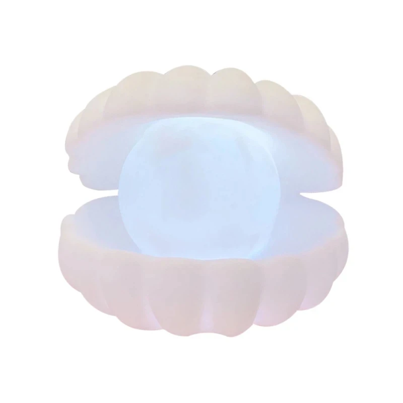 

Shell Pearl Night Light Mermaid Birthday Party Decoration Happy Birthday Party Decoration For Kids Bring Light And Warmth mr11