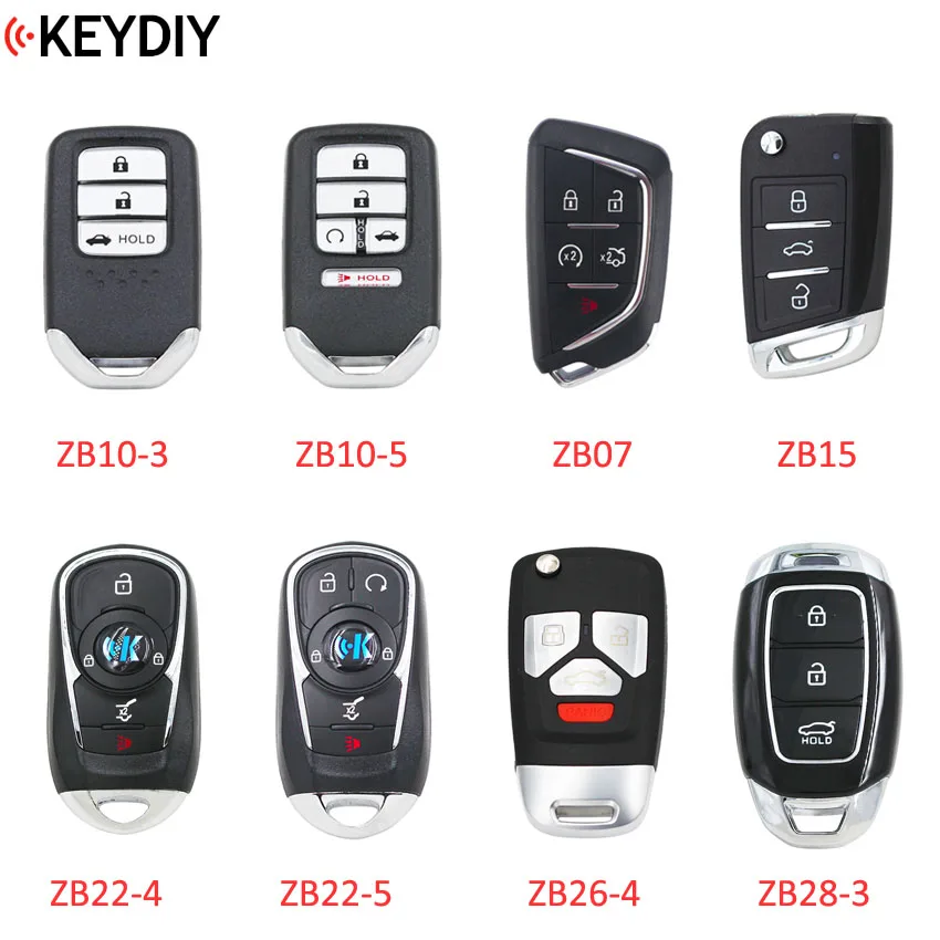 Универсальный смарт ключ KEYDIY ZB07 ZB15 ZB28 3 ZB22 ZB10 ZB26 для KD X2 KD900 Mini автомобильный пульт