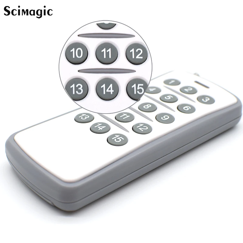 15 Channel 433MHz Remote Control Transmitter Learning code Light/ electrically operated Door/ Lock/ Window | Электроника
