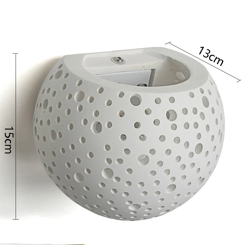 

Modern Wall Lamp Simple Wall Lights Plaster Body Simple Wandlamp For Aisle Corridor Bedroom Light Fixtures Lamparas De Pared