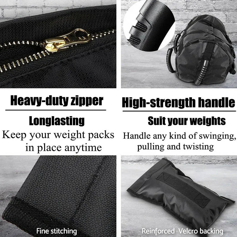 

New 40/50/60 LBS Fitness Weight Sandbag Heavy Duty Workout Training Exercise Adjustable Sports XD88