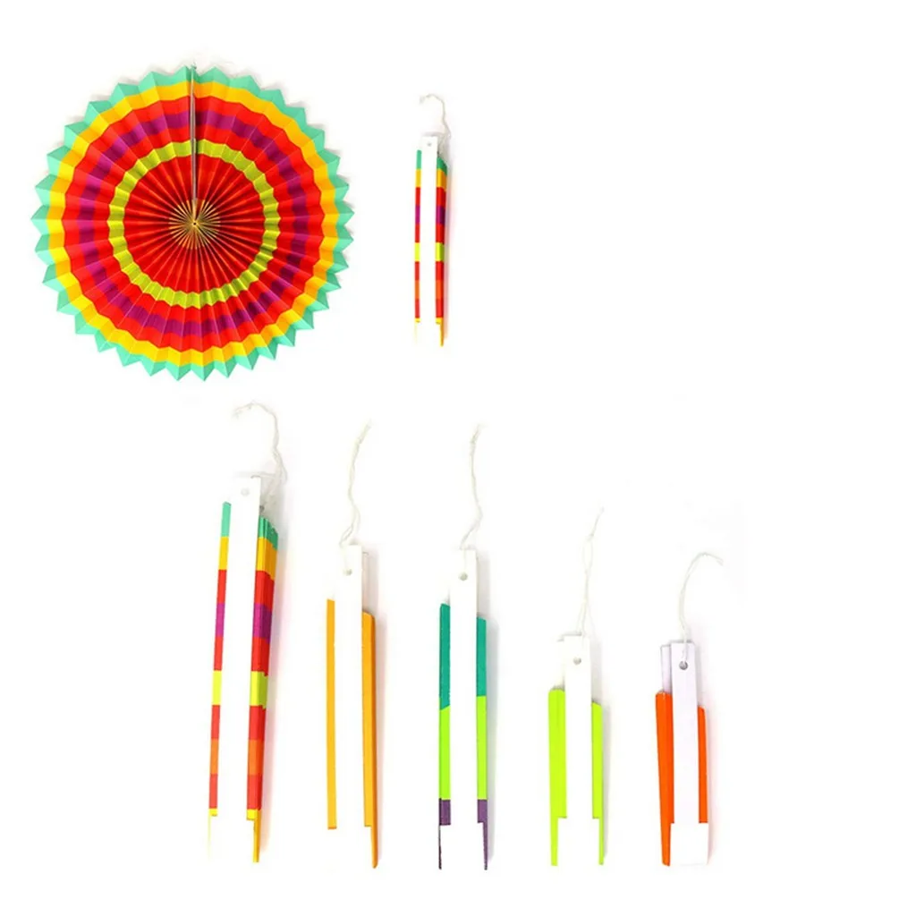 12 шт. папиросная бумага с вырезами бумажные веера подвесные цветочные поделки