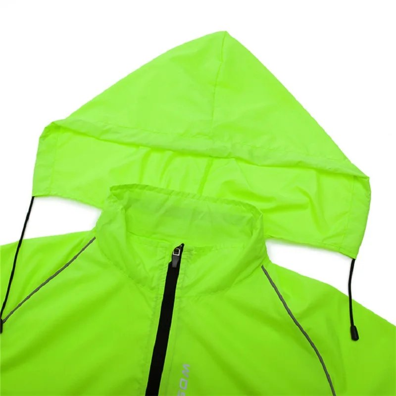 Мужская ветровка с капюшоном WOSAWE осенняя легкая ветрозащитная велосипедная