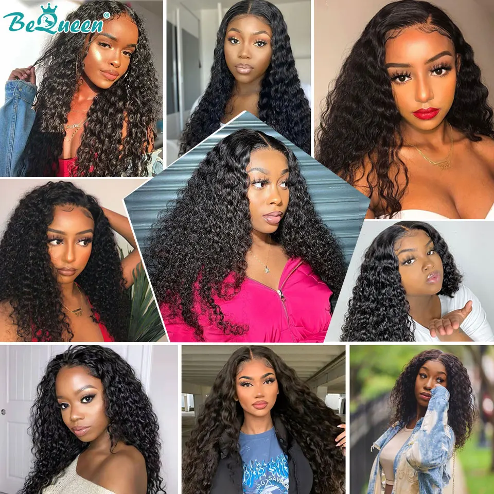 BeQueen 360 парик с глубокой волной HD 30 дюймов 13x 6