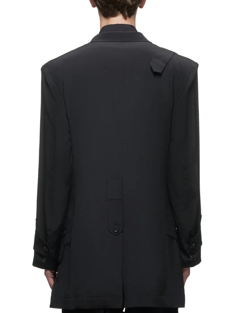 Пиджак рыцарская форма с пуговицами |