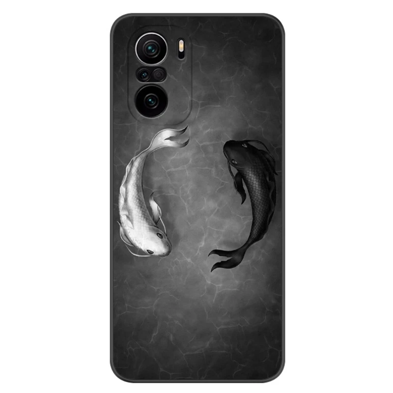 

Case Bumper Cover For Readmi K40pro Protective Phone Non-slip Coque Bag Soft Silicone Dustproof H9EB