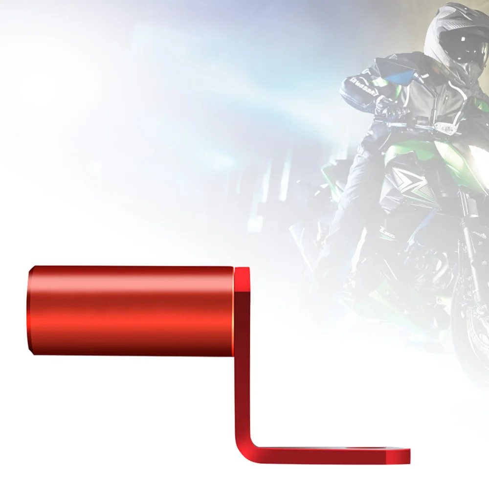 

Motorcycle Electric Car Beach Car Rearview Mirror Pedestal Extension Mount Bracket Hooks (Black)