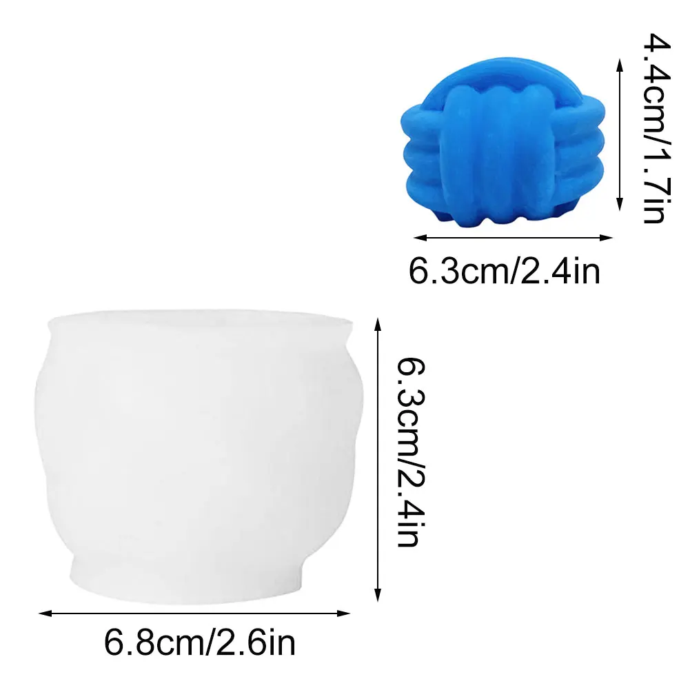 

Silicone Candles Moulds 3D Geometric DIY Craft Mold Bubble Cube Ball Resin Soap Making Mould Cake Party Candle Make Supplies