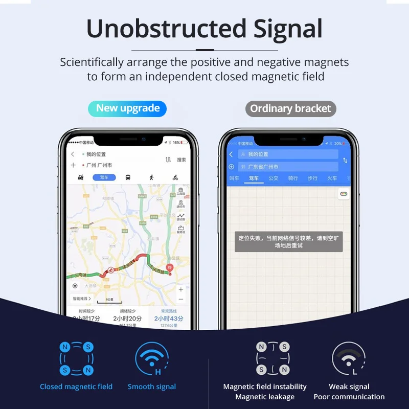 Универсальный держатель сотового телефона на магните с отделениями для карт 360