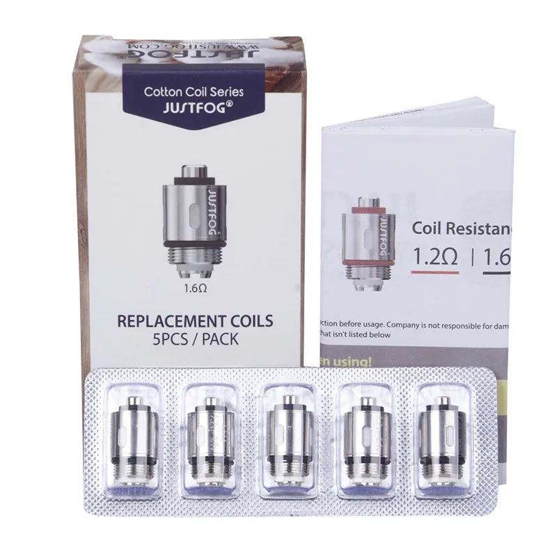 Оригинальная катушка для испарителя JUSTFOG 1.2ohm 1.6ohm Q16 Q14 P16A P14A C14 электронная