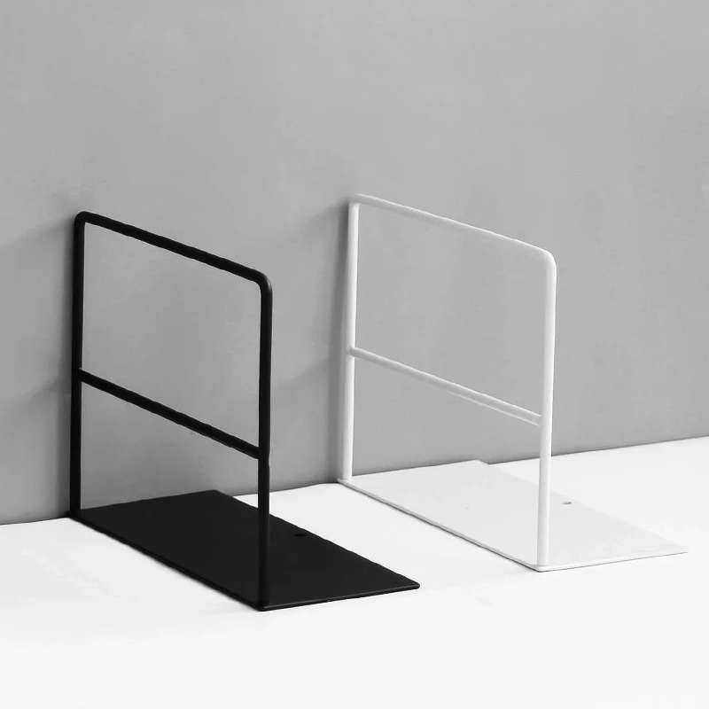 

Металлическая пустая книжная подставка, 2 шт./компл., поддержка офисных и школьных принадлежностей, держатель для документов, полка, канцеля...