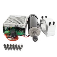 mini motor 500w kit power supply fixture er11 dc chuck diameter 52mm cnc engraving milling air cooling spindle 500w