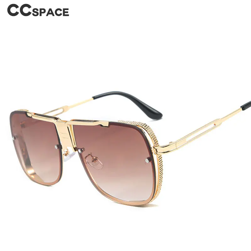 46354 полые авиаторы в большой оправе роскошные солнцезащитные очки для мужчин и