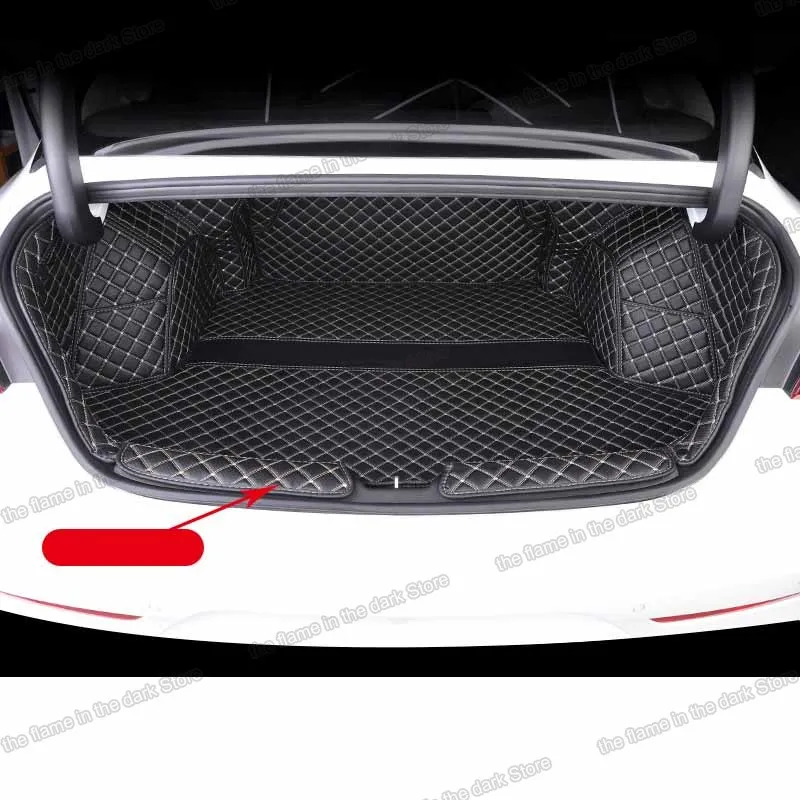 Кожаный коврик для багажника автомобиля подкладка груза kia optima K5 DL3 Задняя Крышка