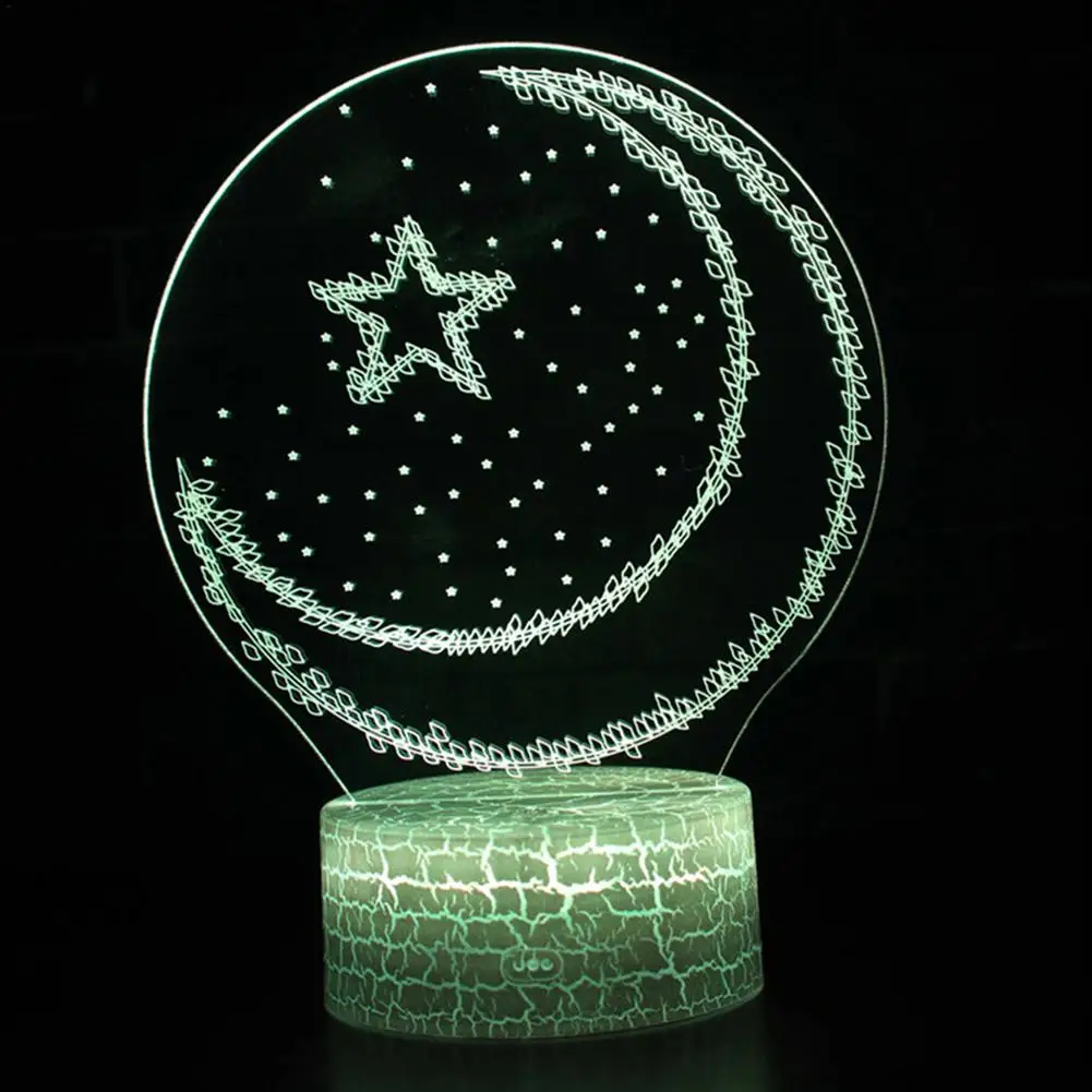 

Ramadan Decoration LED Light For Home Desktop Lights Moon Stars Remote Control Colorful Lamp Islamic Eid Mubarak Ramadan Gifts
