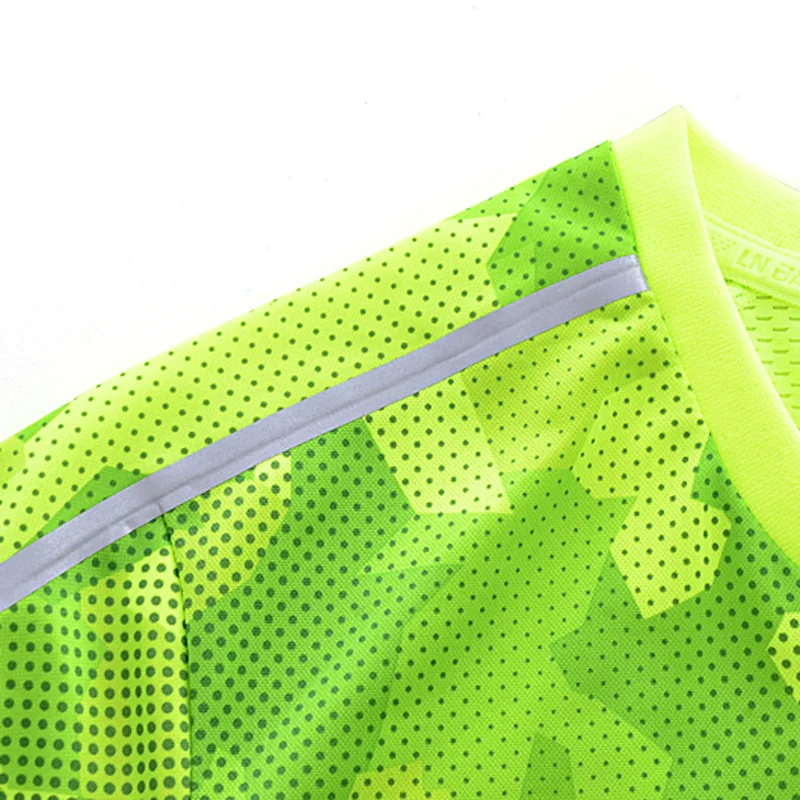 (Break Code) женская футболка для бадминтона Li Ning рубашки соревнований 100% полиэстер