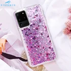 Чехол с блестками и зыбучим песком для Samsung Galaxy S21 Ultra S20 S10 Lite S9 S8 Plus Note 20 10 M11 M12 M21 M30S M31s