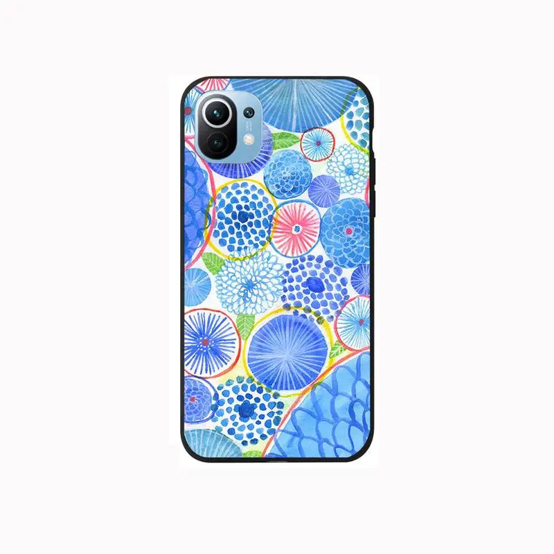 

0 Colourful Psychedelic Trippy Art Phone Case For Xiaomi A1 9t pro A2 lite 10 MIX 2S 3 note10 pro nax fundas cover