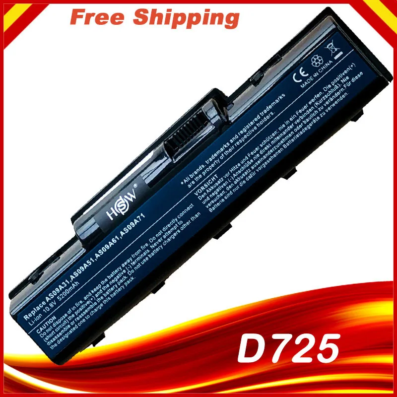 Сменная батарея для ноутбука ACER AS09A56 AS09A70 As09a41 Для Acer EMachines E525 E625 E627 E630 E725 G625 G627 G630