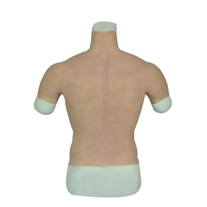 New Realistic Fake Muscle Belly Macho Silicone Artificial Simulation Muscle Skin Up Body Artificial Cosplay Latex Shapewear