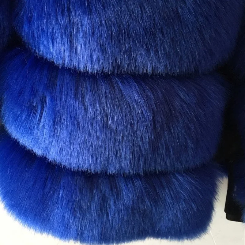 Short Fox Fur Coats Women 2020 Winter Keep Warm Fashion Whole Skin Jackets Collar Overcoats Plus Szie S-4XL | Женская одежда