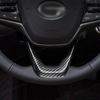 lsrtw2017 car interior steering wheel trims shape decoration for trumpchi gac gs4 2020 2021 2022 accessories auto styling