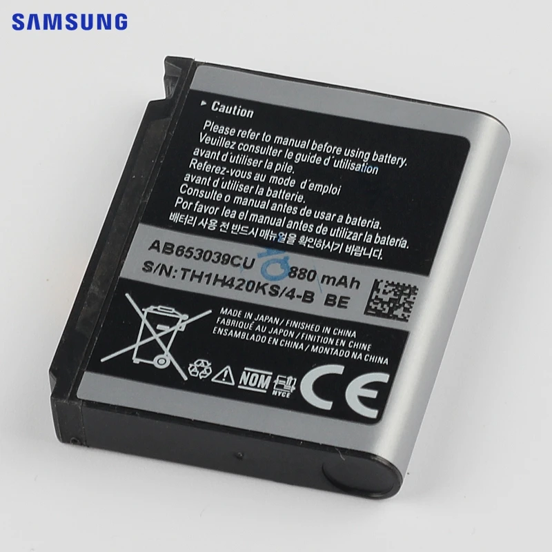 SAMSUNG оригинальный сменный аккумулятор AB653039CC AB653039CE для Samsung U900 U908E U808E E950 F609 E958