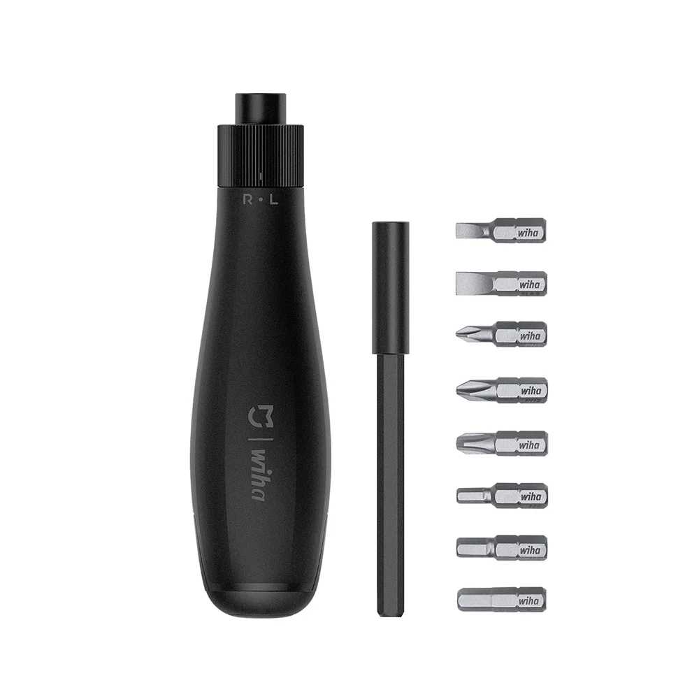 Manual Screwdriver Xiaomi Wiha электрическая отвертка с двумя режимами мощности 8 высоко подобранных партий многофункциональная электрическая отвертка DIY Инструменты - Цвет: Manual Screwdriver