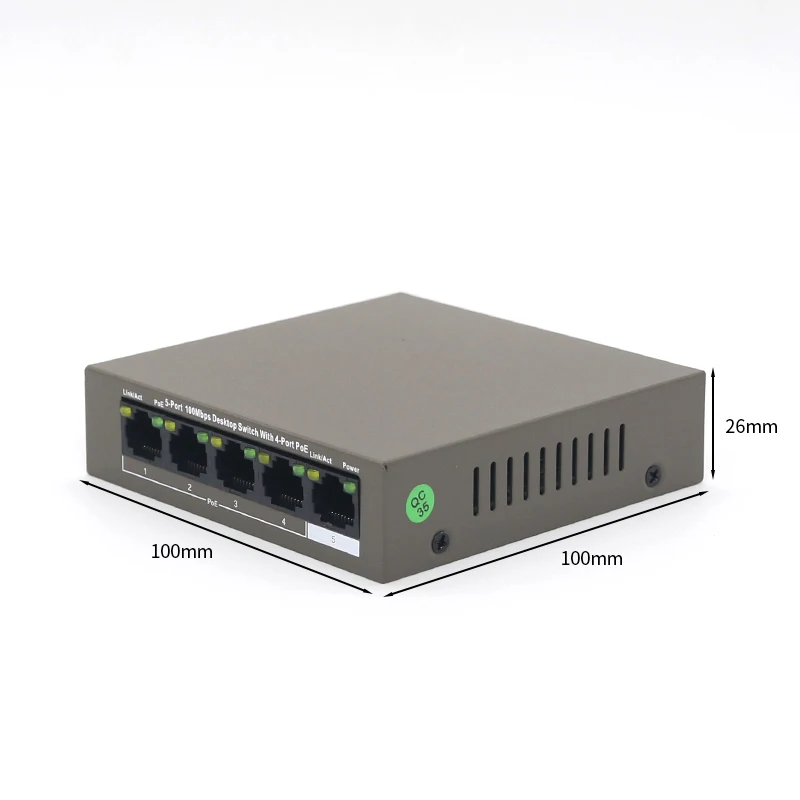 FSD GLF1105P 4 38W Ethernet сетевой коммутатор 5 портовый 250 м долгосрочный стабильный