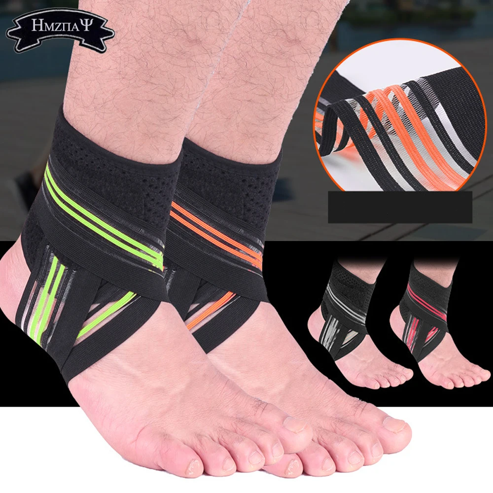 

1PCS Sports Ankle Bandage Pressure Protection Ankle Breathable Support Elastic Anti-Sprain Basketball Football Protective Gear