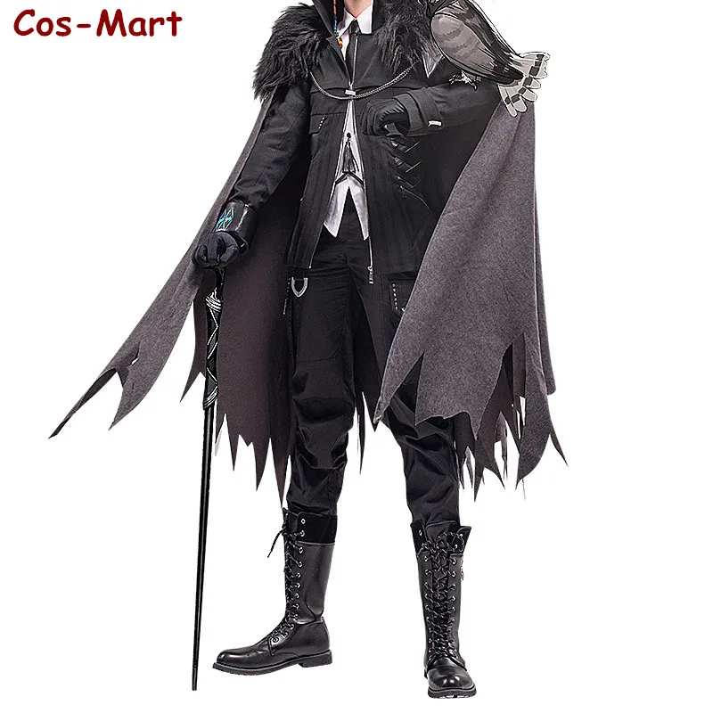 

Hot Game Arknights SilverAsh Cosplay Costume Version 1.0 Handsome Combat Uniform Male Activity Party Role Play Clothing S-XL
