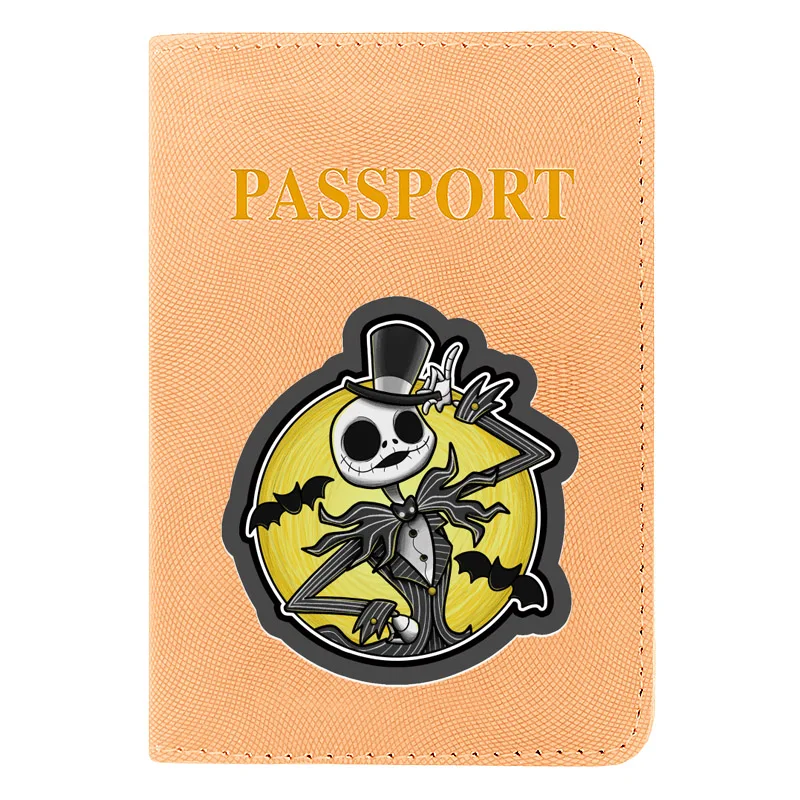 

Classic Christmas Eve Printing Charms Women Men Passport Cover Leather Travel ID Credit Card Holder Pocket Wallet Bags