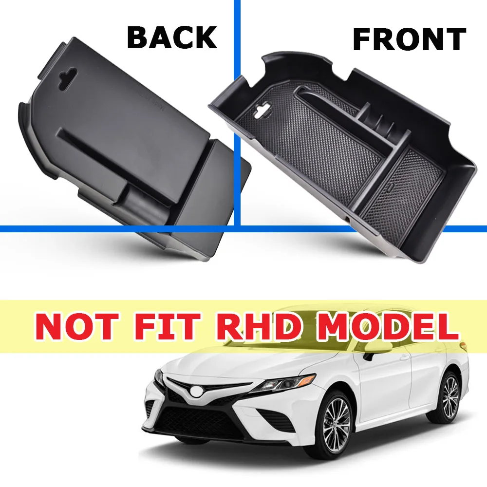Для Toyota Camry LHD Автомобильный центральный подлокотник ящик для хранения консоль держатель поддона подставка для поддона контейнер с поддоном