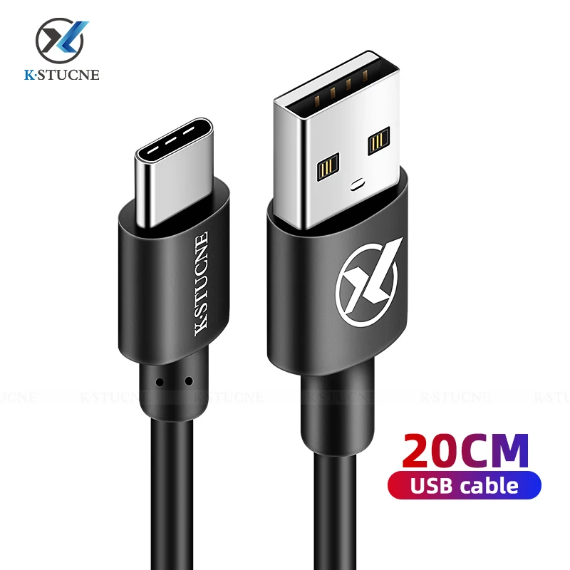 20 см usb type-C кабель для samsung Galaxy S9 S8 Plus Быстрая зарядка кабель type-C для huawei P10 P20 Pro зарядный кабель для мобильного телефона
