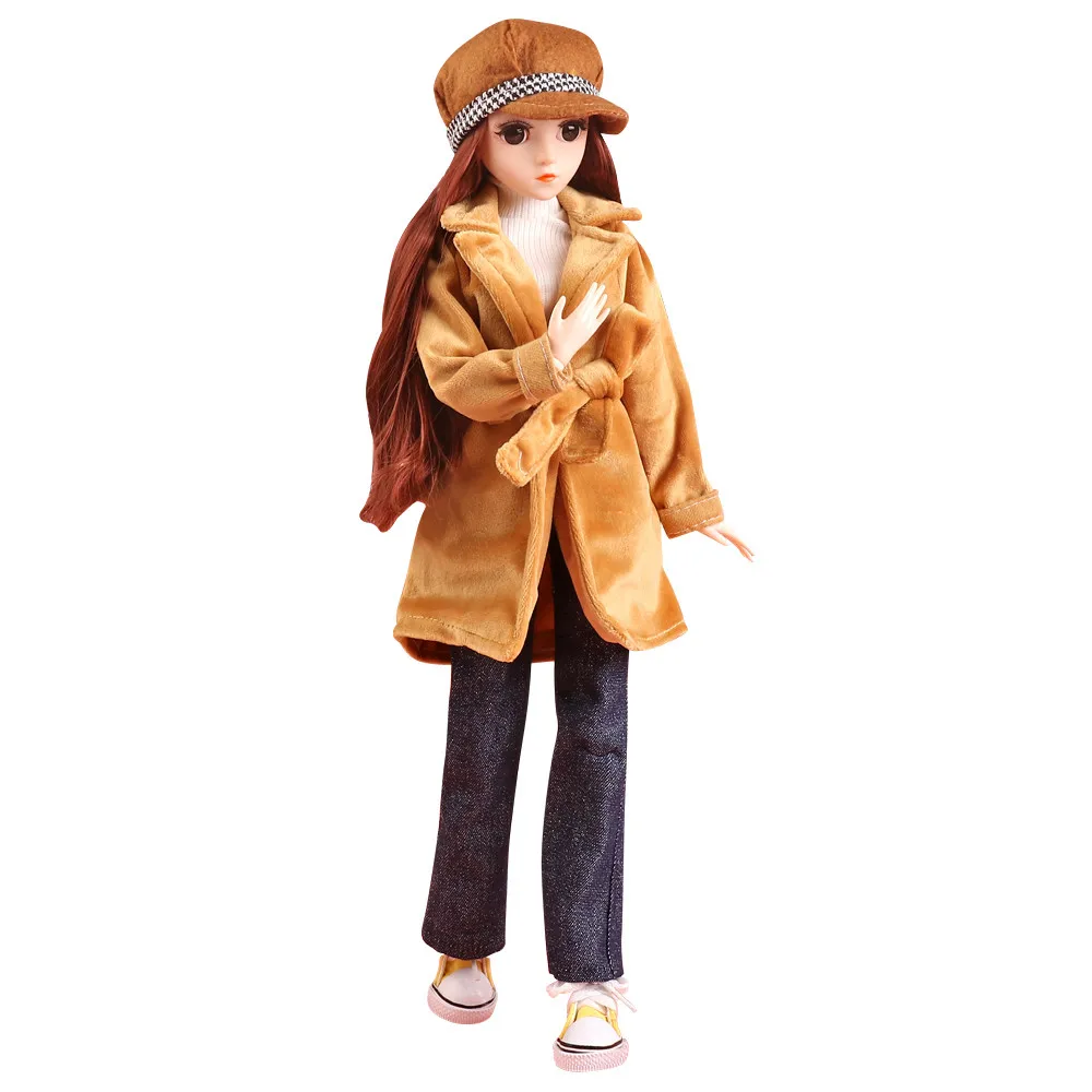 45 см куклы новый стиль высокие Веселые подвижные тела модные игрушки для девочек