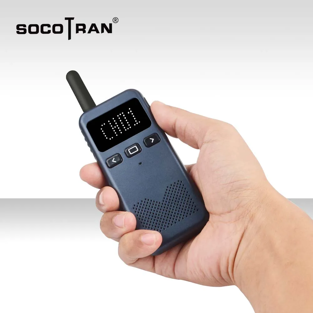 Socotran Высокая мощность рации тонкий домофон Открытый Ручной мини рации экран дисплей двухстороннее радио 2 шт