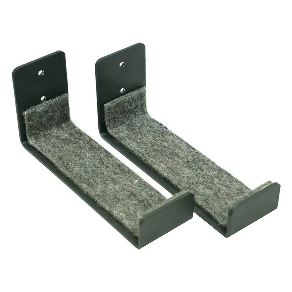 

2pcs Surfboard Wall Rack Display Rack Wall-mounted Surfboard Hanger (Black)