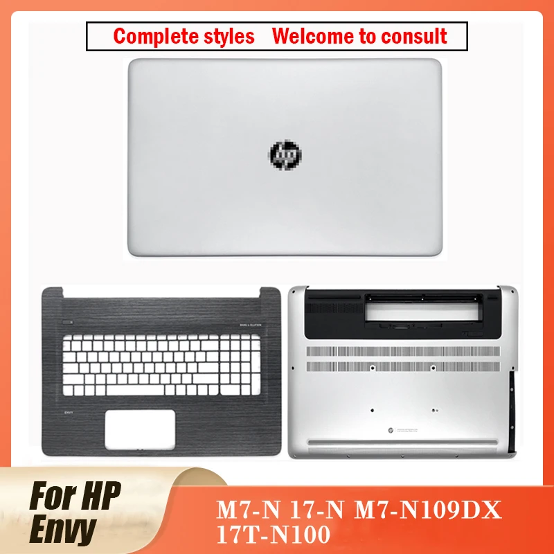 

Новинка для ноутбука HP Envy M7-N 17-N M7-N109DX 17T-N100, задняя крышка для ноутбука/Нижняя крышка для ноутбука, нижняя базовая верхняя крышка 813789-001, сереб...