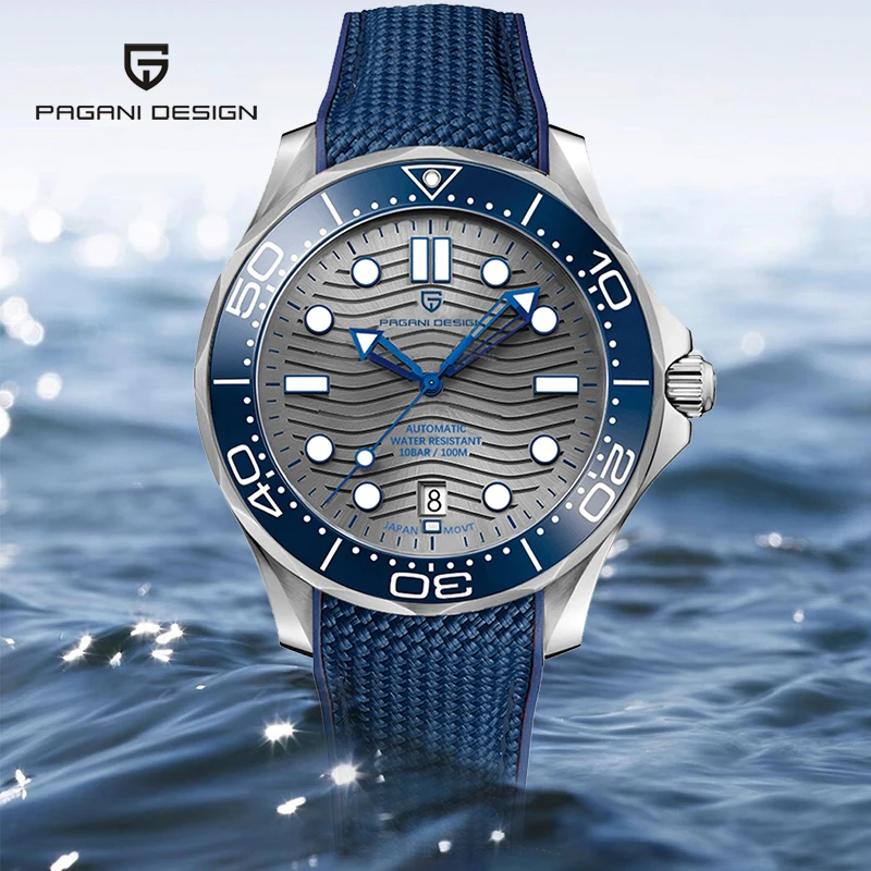 

2021 PAGANI Design Automatic Mechanical Watch Military Supplemental Sports 007 NH35A Men Watch Bracelet Accessories Waterproof