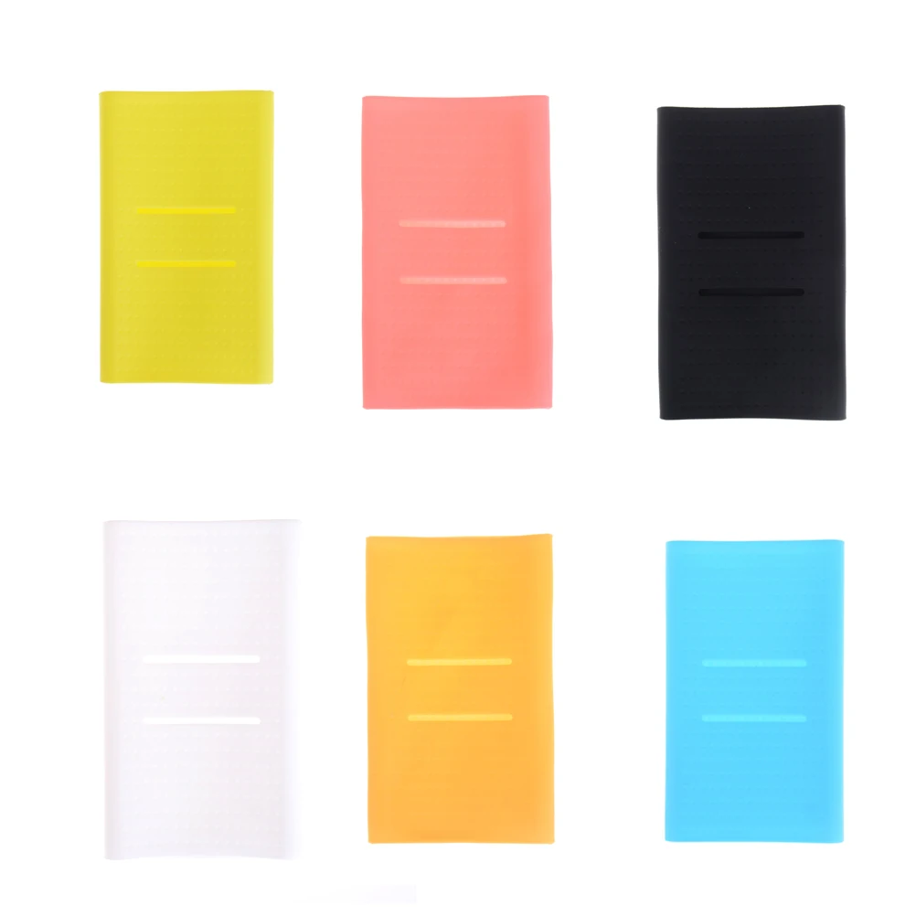

for Xiaomi Powerbank Case for 10000 mAh Mi Power Bank Silicon Case Rubber Cover for Portable External Battery Pack
