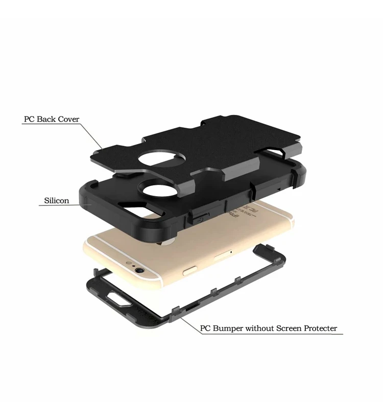 Для iPhone 6S/6 4," гибридный противоударный защитный резиновый силиконовый чехол для задней панели 7 8 Plus X Xs чехол