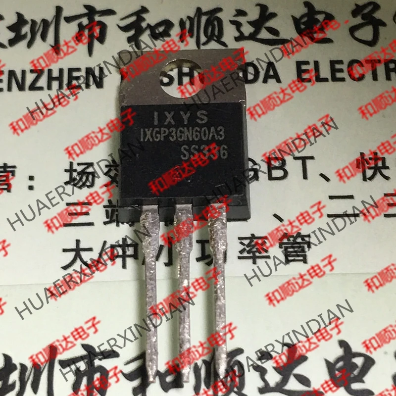 1 шт. новые и оригинальные IXGP36N60A3 TO 220 IGBT600V 36A|Компоненты предохранителей| |