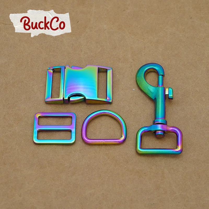 (Металлическая пряжка + Тройная крышка D-кольцо металлическая застежка для